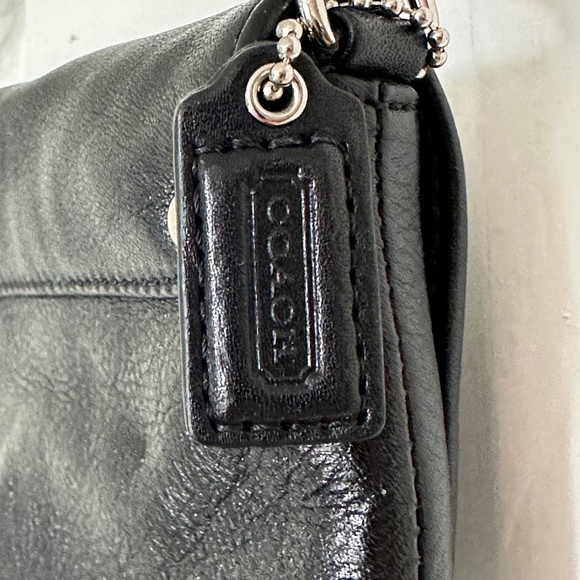 COACH Black Leather Wristlet - Picture 5 of 8
